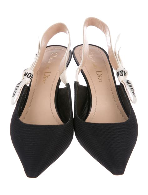 dior pumpa|christian dior slingback pumps.